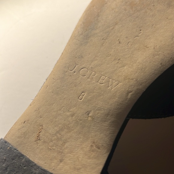 J Crew d’orsay black suede ballet flats sz 8 - Picture 8 of 8